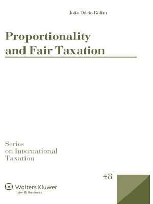 cover image of Proportionality and Fair Taxation
